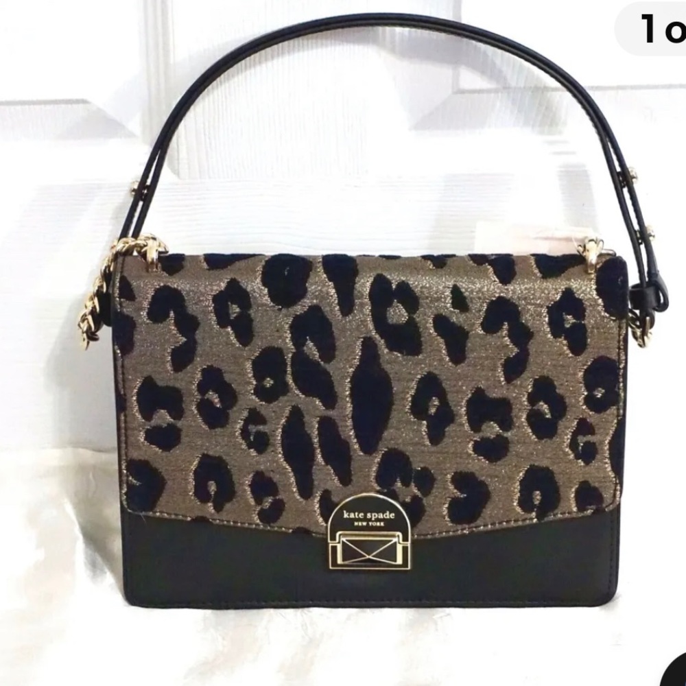 Kate Spade Neve Ocelot Medium Convertible Shoulder Crossbody Bag